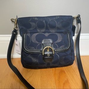Y2K Navy Blue COACH Crossbody Bag 💎💙